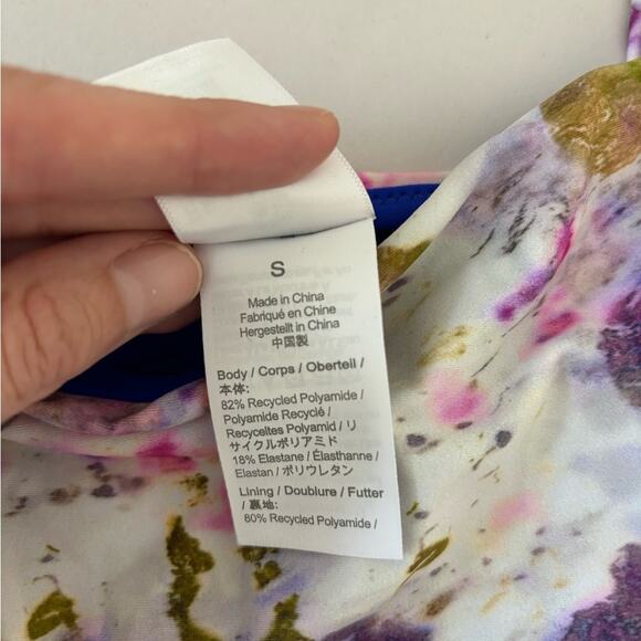 J. Crew x Flora Obscura Two Piece Bikini Set in Kaleidoscope Floral - Size S - Picture 6 of 11